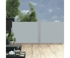 Ištraukiama šoninė pertvara, antracito spalvos, 140x1000cm