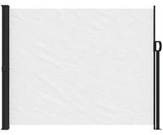 Ištraukiama šoninė pertvara, baltos spalvos, 170x300cm