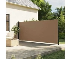 Ištraukiama šoninė pertvara, taupe spalvos, 160x600cm