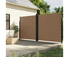 Ištraukiama šoninė pertvara, taupe spalvos, 220x1000cm