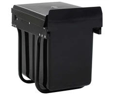 Ištraukiama virtuvės spintelės šiukšliadėžė, 20l, soft-close