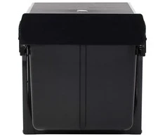 Ištraukiama virtuvės spintelės šiukšliadėžė, 48l, soft-close