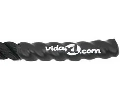Jėgos virvė, juodos spalvos, 6m, 4,5kg, poliesteris