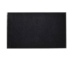 Juodas PVC Durų Kilimėlis, 90 x 120 cm