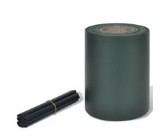 Privatumo suteikianti sodo plokštė, žalia, PVC, 70x0,19m