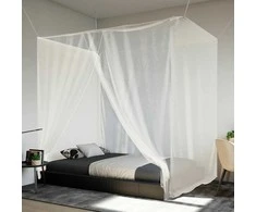 Kabantis tinklelis nuo uodų, baltas, 220x120x150cm, 156 tinklas