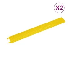 Kabelių apsaugos, 2vnt., geltonos spalvos, 98,5cm