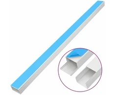 Kabelių kanalas, 50x25mm, 10m, PVC, savaime prilimpantis