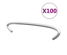 Kabliai gabionams, 100vnt., galvanizuotas plienas, 10cm