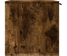 Kačių kraiko dėžės spintelė, dūminė ąžuolo, 60x40x40cm, mediena
