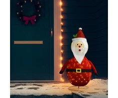Kalėdinė dekoracija Kalėdų Senelis, 120cm, audinys, LED