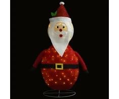 Kalėdinė dekoracija Kalėdų Senelis, 60cm, audinys, LED