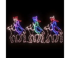 Kalėdinė dekoracija Trys Išminčiai su 504 LED, 70x50cm