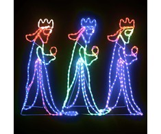 Kalėdinė dekoracija Trys Karaliai su 504 LED, 99,5x45,5cm