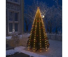 Kalėdinė girlianda eglutei-tinklas su 250 LED lempučių, 250cm