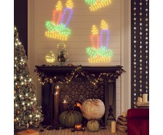 Kalėdinės dekoracijos žvakės su 144 LED, 2vnt., 70x42cm
