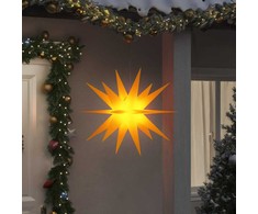 Kalėdiniai šviestuvai su LED, 3vnt., geltoni, 100cm