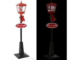 Kalėdinis gatvės šviestuvas su Kalėdų seneliu, 180 cm, LED