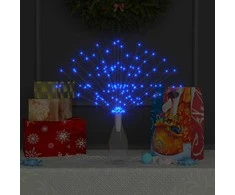 Kalėdinis lauko šviestuvas fejerverkas, mėlynas, 20cm, 140 LED