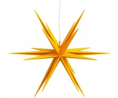Kalėdinis šviestuvas su LED, geltonas, 57cm, sulankstomas