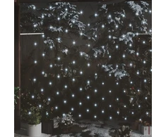 Kalėdinių lempučių tinklas, 3x2m, 204 šaltos baltos LED