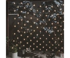 Kalėdinių lempučių tinklas, 3x2m, 204 šiltos baltos LED