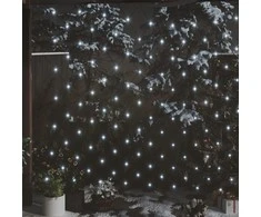 Kalėdinių lempučių tinklas, 3x3m, 306 šaltos baltos LED