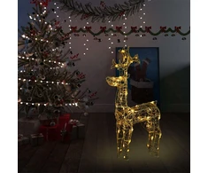 Kalėdų dekoracija elnias, 60x16x100cm, akrilas, 90 LED lempučių