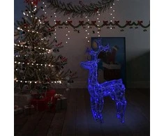 Kalėdų dekoracija elnias, 60x16x100cm, akrilas, 90 LED lempučių