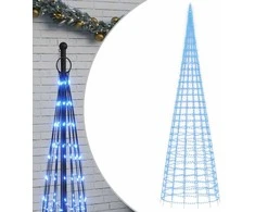 Kalėdų eglutė ant vėliavos stiebo, 800cm, 3000 mėlynų LED