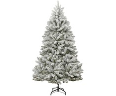 Kalėdų eglutė su šarnyrinėmis šakomis/LED/žaisliukais, 240cm