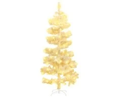 Kalėdų eglutė su stovu, balta, 150cm, PVC, spiralės formos
