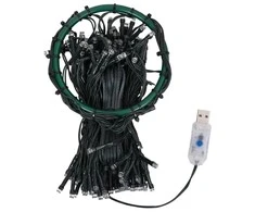 Kalėdų eglutės girlianda, 210 LED lempučių, 210cm