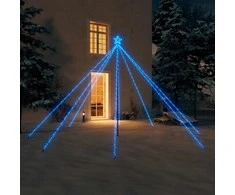 Kalėdų eglutės girlianda, 576 mėlynos spalvos LED, 3,6m