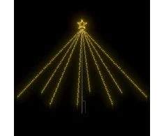 Kalėdų eglutės girlianda-krioklys, 400 LED lempučių, 2,5m