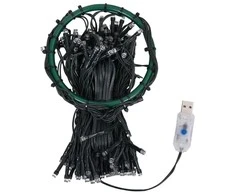 Kalėdų eglutės girlianda su 150 LED lempučių, 150cm