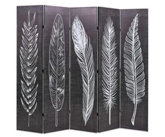 Kamb. pertvara, sulankst., 200x170cm, juod. balt. sp. plunksnos