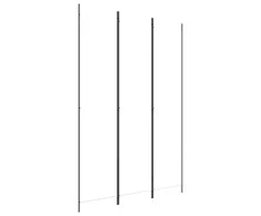 Kambario pertvara, 3 dalių, baltos spalvos, 150x220cm, audinys