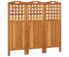 Kambario pertvara, 3 segmentai, 121,5x2x115cm, akacijos masyvas
