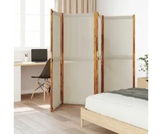Kambario pertvara, 4 segmentai, šviesiai pilka, 280x180cm