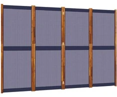 Kambario pertvara, 4 segmentai, tamsiai mėlyna, 280x180cm