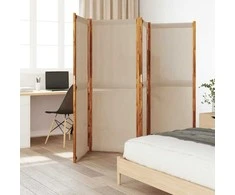 Kambario pertvara, 4 segmentai, taupe spalvos, 280x180cm