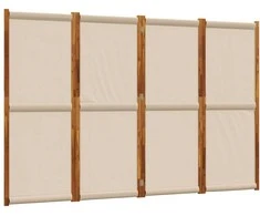 Kambario pertvara, 4 segmentai, taupe spalvos, 280x180cm