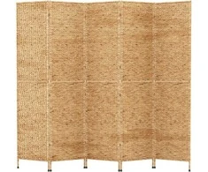 Kambario pertvara, 5 dalių, 205x180cm, vandens hiacintas