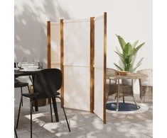 Kambario pertvara, 5 dalių, kreminės baltos spalvos, 350x180cm