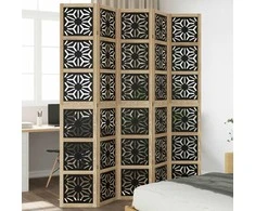 Kambario pertvara, 5 segmentai, ruda/juoda, paulovnijos masyvas