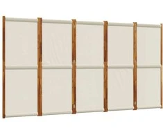Kambario pertvara, 5 segmentai, šviesiai pilka, 350x180cm