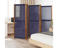 Kambario pertvara, 5 segmentai, tamsiai mėlyna, 350x180cm