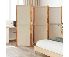 Kambario pertvara, 5 segmentai, taupe spalvos, 350x180cm