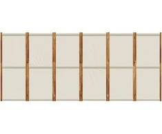 Kambario pertvara, 6 segmentai, šviesiai pilka, 420x180cm